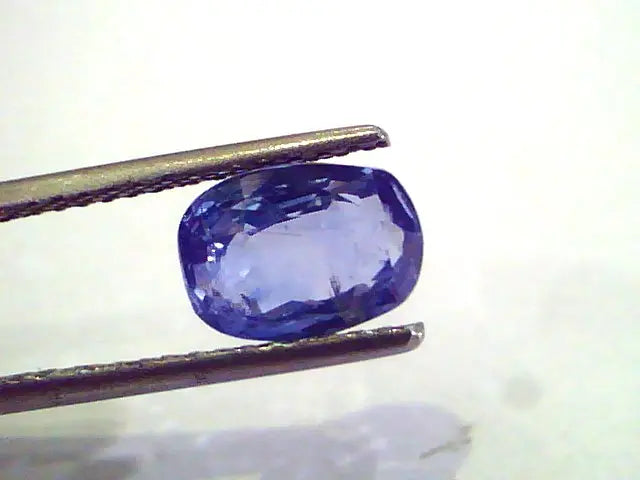 3.45 Ct Unheated Untreated Natural Ceylon Blue Sapphire Neelam Gems