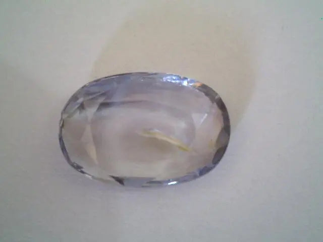 3.45 Carat Unheated Untreated Natural Blue Sapphire From Ceylon