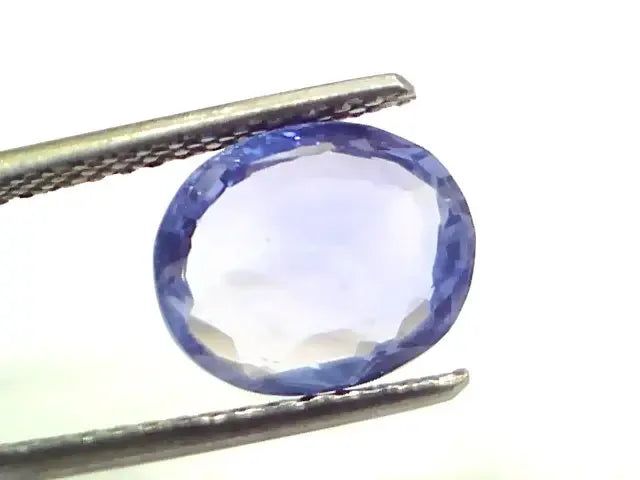 3.46 Ct GII Certified Unheated Untreated Natural Ceylon Blue Sapphire - Venus Gems