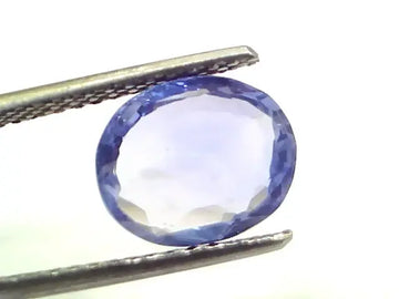 3.46 Ct GII Certified Unheated Untreated Natural Ceylon Blue Sapphire - Venus Gems