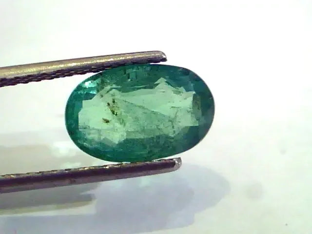 3.46 Ct Untreated Natural Zambian Emerald Gemstone Panna stone - Venus Gems