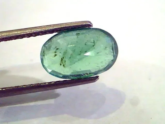 3.46 Ct Untreated Natural Zambian Emerald Gemstone Panna stone - Venus Gems