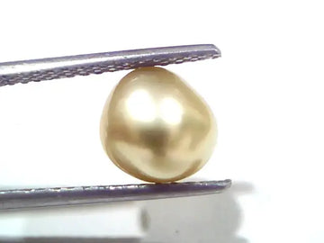 3.46 Ct Certified Natural Venunjula Real Sea Pearl, Real Moti