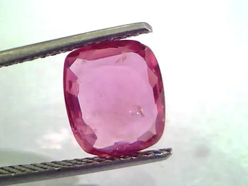 3.46 Ct IGI Certified Unheated Untreted Natural Madagaskar Ruby