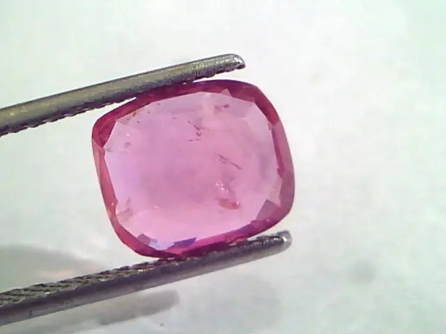3.46 Ct IGI Certified Unheated Untreted Natural Madagaskar Ruby