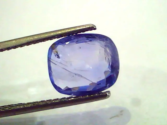 3.47 Ct Unheated Untreated Natural Ceylon Blue Sapphire Neelam Gems