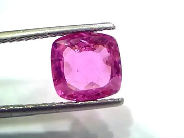 3.47 Ct GII Certified Unheated Untreated Natural Madagaskar Ruby AAAA - Venus Gems