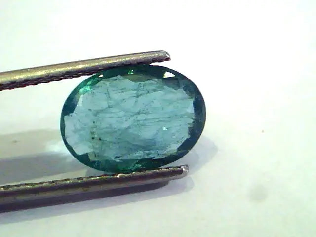 3.48 Ct Untreated Natural Zambian Emerald Gemstone Panna stone