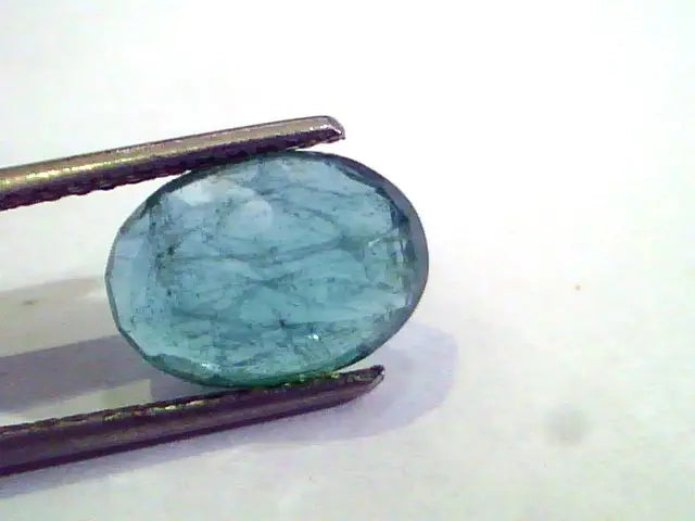 3.48 Ct Untreated Natural Zambian Emerald Gemstone Panna stone