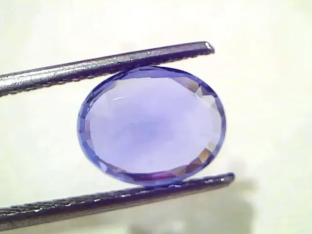 3.49 Ct IGI Certified Unheated Untreated Natural Ceylon Blue Sapphire AAA - Venus Gems
