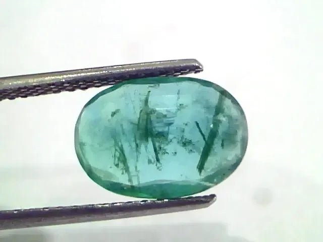 3.49 Ct Untreated Natural Zambian Emerald Gemstone Panna Gems - Venus Gems
