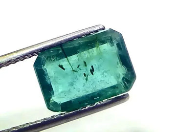 3.48 Ct Certified Untreated Natural Zambian Emerald Panna Gemstone - Venus Gems