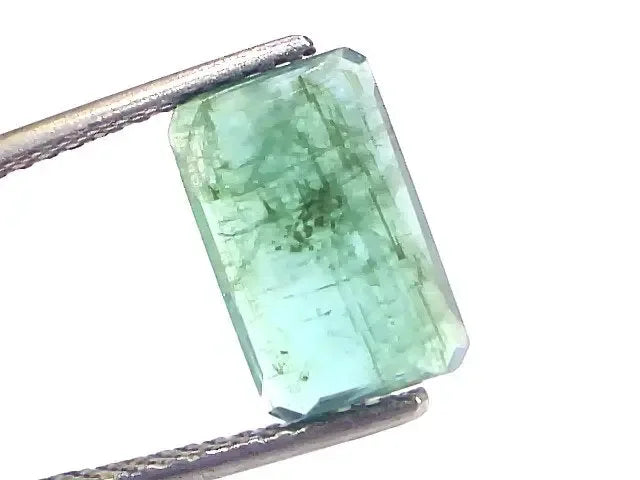 3.38 Ct Certified Untreated Natural Zambian Emerald Gemstone Panna - Venus Gems