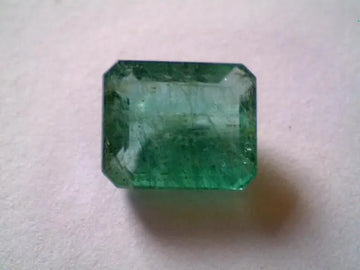 3.50 Ct Untreated Natural Zambian Emerald Gemstone Panna stone