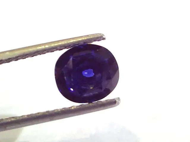 3.50 Ct Unheated Untreated Natural Deep Royal Blue Sapphire AAA