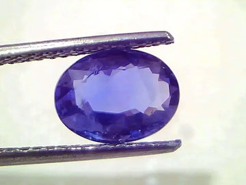 3.50 Ct IGI Certified Unheated Untreated Natural Ceylon Blue Sapphire AAA