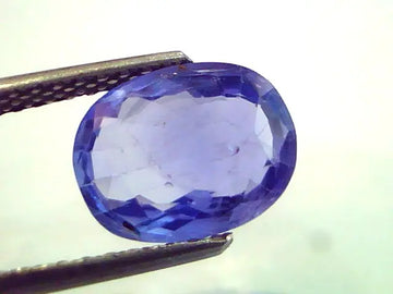 3.50 Ct Unheated Untreated Natural Ceylon Blue Sapphire/Neelam