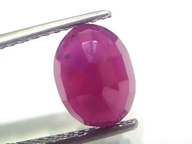 3.50 Ct Certified Unheated Untreated Natural New Burma Ruby - Venus Gems