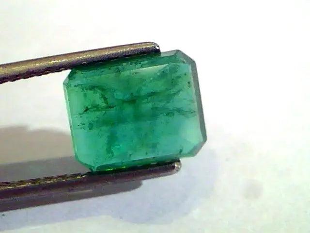 3.59 Ct Unheated Untreated Natural Zambian Emerald Gemstone AA