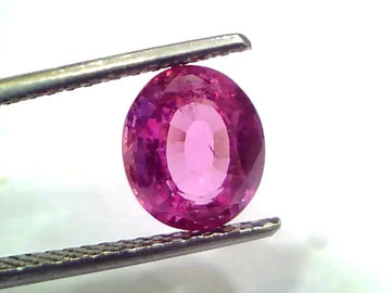 3.50 Ct GII Certified Unheated Untreated Natural Madagaskar Ruby AAAA