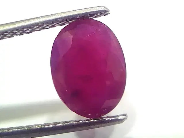 3.50 Ct Certified Unheated Untreated Natural New Burma Ruby - Venus Gems