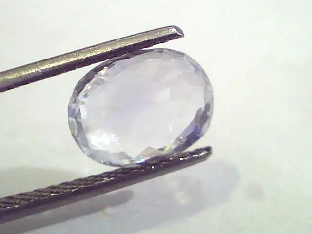 3.63 Ct Unheated Untreated Natural White Sapphire Gemstone
