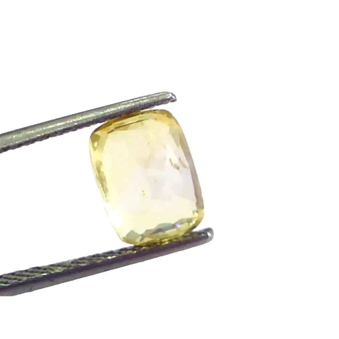 3.50 Ct IGI Certified Unheated Untreated Natural Ceylon Yellow Sapphire - Venus Gems