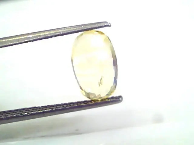 3.49 Ct 6 Ratti Unheated Untreated Natural Ceylon Yellow Sapphire