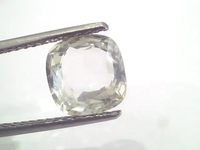 3.50 Ct Unheated Untreated Natural White Sapphire Gemstones - Venus Gems