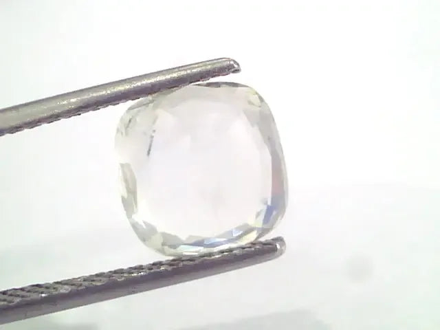 3.50 Ct Unheated Untreated Natural White Sapphire Gemstones - Venus Gems