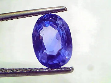 3.52 Ct IGI Certified Unheated Untreated Natural Ceylon Blue Sapphire AA