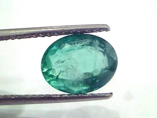 3.52 Ct Untreated Natural Zambian Emerald Gemstone Panna AAA
