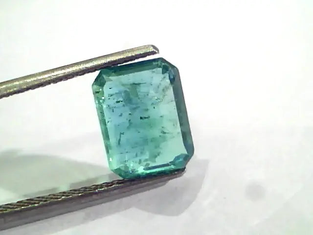 3.60 Ct Untreated Natural Zambian Emerald Gemstone Panna AAA