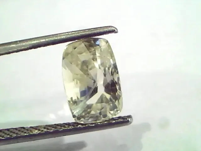 3.52 Ct Unheated Untreated Natural Ceylon Yellow Sapphire Pukhraj - Venus Gems