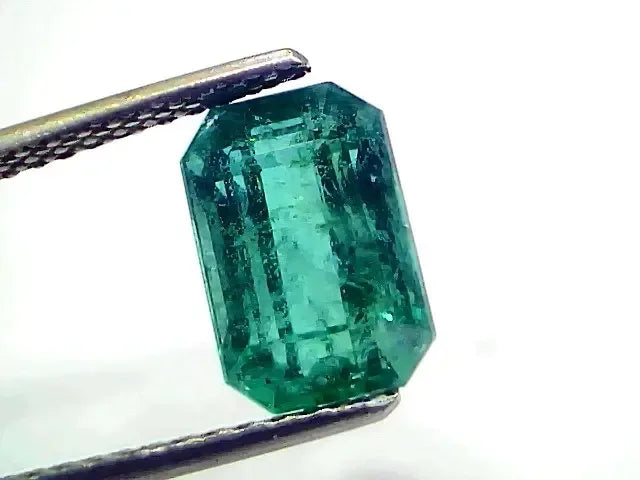 3.53 Ct IGI Certified Untreated Natural Zambian Emerald Gemstone - Venus Gems