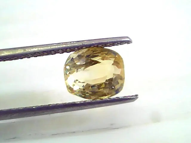 3.55 Ct 6 Ratti Unheated Untreated Natural Ceylon Yellow Sapphire