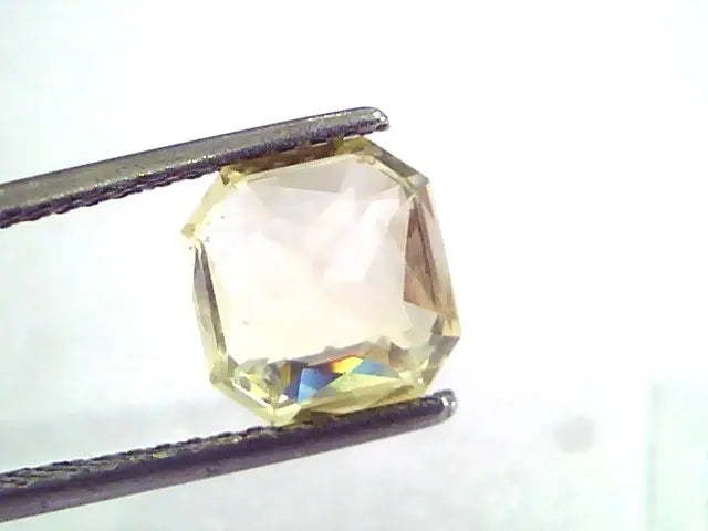 3.53 Ct IGI Certified Unheated Untreated Natural Ceylon Yellow Sapphire