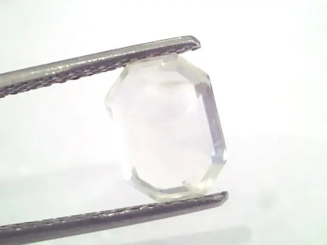 3.55 Ct Unheated Untreated Natural White Sapphire Gemstones - Venus Gems