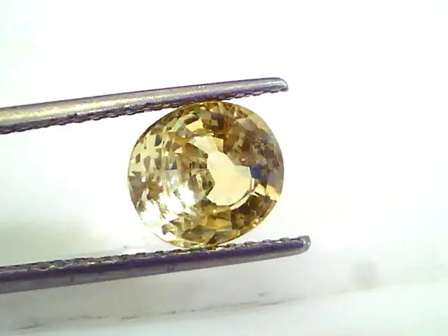 3.53 Ct 6 Ratti Unheated Untreated Natural Ceylon Yellow Sapphire