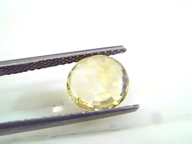 3.53 Ct 6 Ratti Unheated Untreated Natural Ceylon Yellow Sapphire
