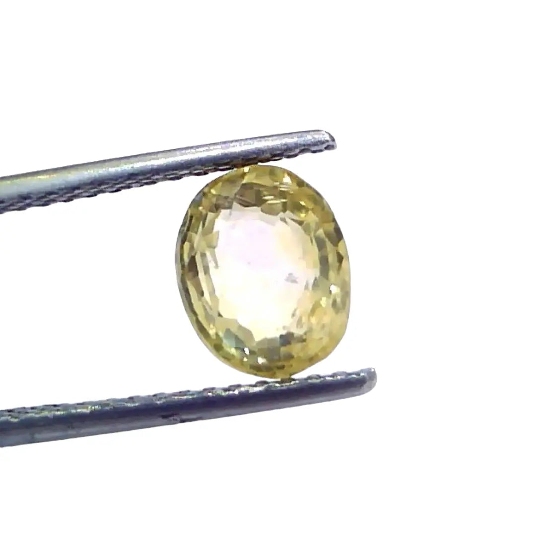 3.54 Ct IGI Certified Unheated Untreated Natural Ceylon Yellow Sapphire