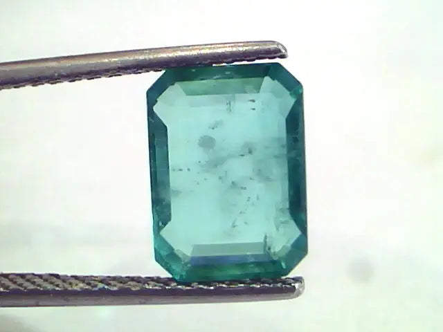3.55 Ct IGI Certified Untreated Natural Zambian Emerald Gemstone AAA