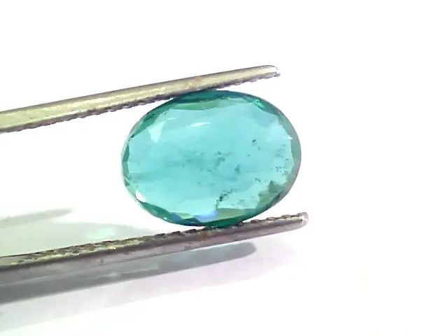 3.57 Ct Untreated Natural Zambian Emerald Gemstone Panna AAAAA
