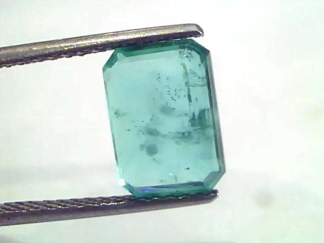 3.55 Ct IGI Certified Untreated Natural Zambian Emerald Gemstone AAA