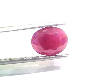 3.58 Ct Certified Unheated Untreated Natural New Burma Ruby