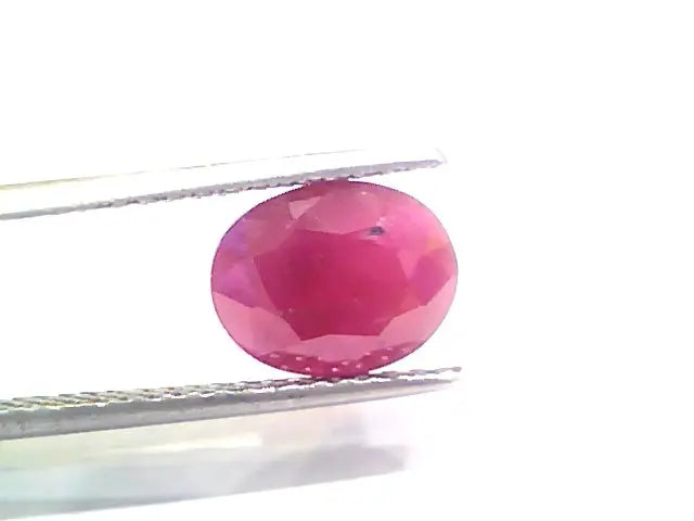 3.58 Ct Certified Unheated Untreated Natural New Burma Ruby