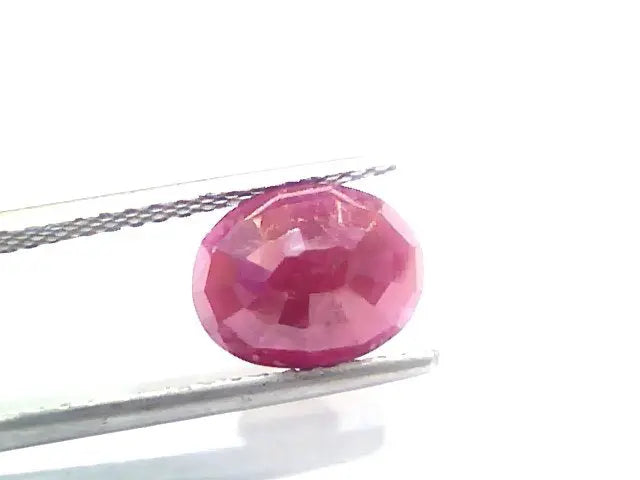 3.58 Ct Certified Unheated Untreated Natural New Burma Ruby