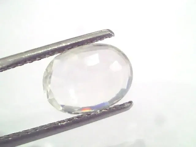 3.55 Ct Unheated Untreated Natural White Sapphire Gemstones - Venus Gems