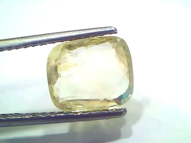 3.56 Ct Certified Unheated Untreated Natural Ceylon Yellow Sapphire