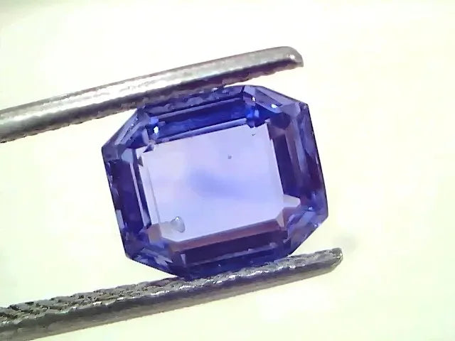 3.57 Ct IGI Certified Unheated Untreated Natural Ceylon Blue Sapphire AAAA - Venus Gems